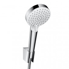 Hansgrohe rokas dušas komplekts Crometta 100 Vario Porter, Comfortflex 1250 mm, balts/hroms