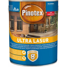 Pinotex Ultra Lasur Lazējošs koksnes aizsarglīdzeklis, spīdīgs, bezkrāsains (tonējamā bāze) 3L