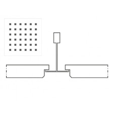 Knauf Danoline Belgravia akustiskie, ģipša, piekaramie griesti 12.5x600x600mm E, S24, M1
