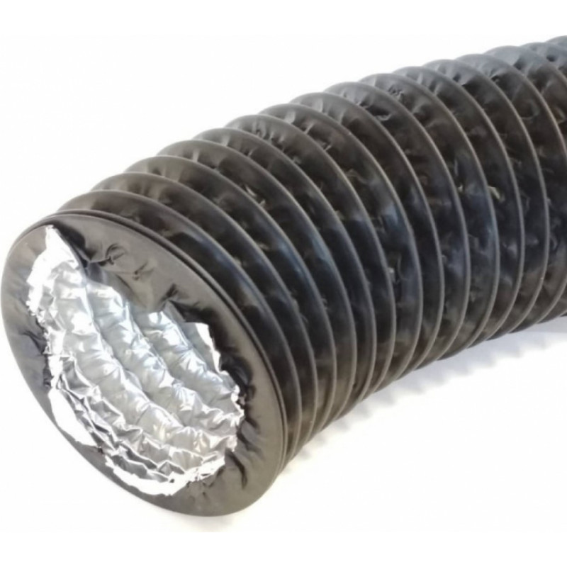 Europlast gaisa vads uz stieples pamata Combyflex, Ø100mm-1m, melns