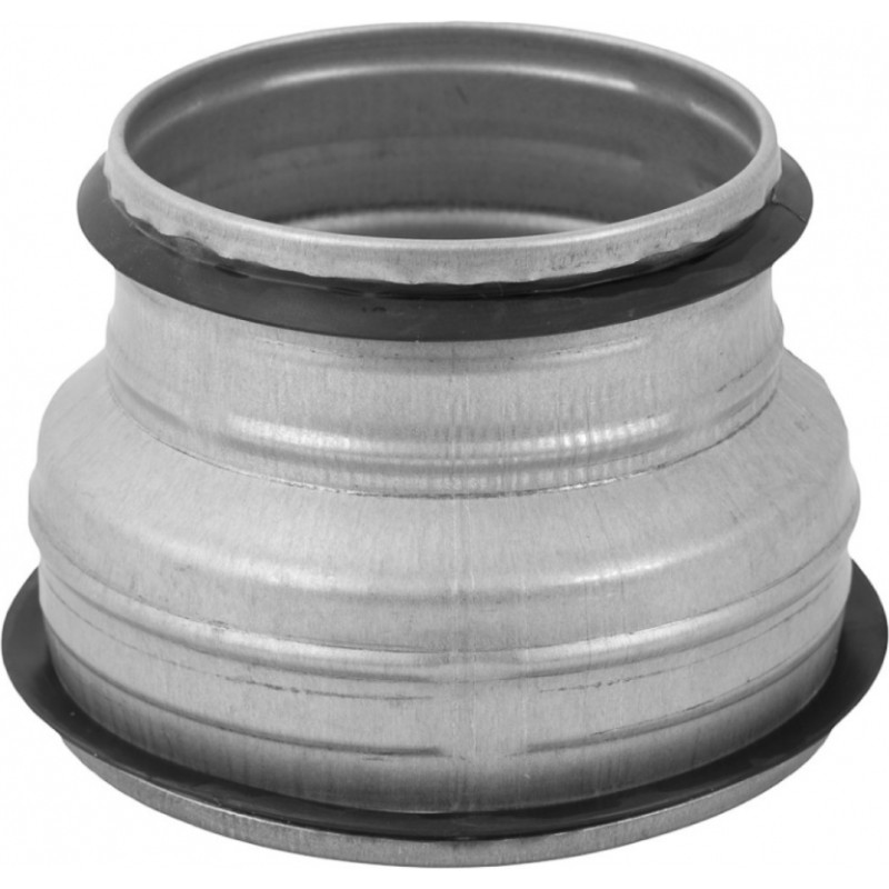 Europlast pāreja metāla, Ø100-Ø80mm ar gumijām, presēts