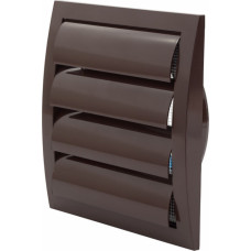 Europlast reste plastmasas, 190x190mm, Ø125mm, ar žalūzijām, brūna