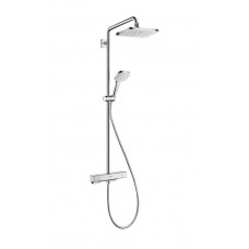 Hansgrohe Croma E 280 1jet dušas sistēma ar termostatu, hroms - gab.