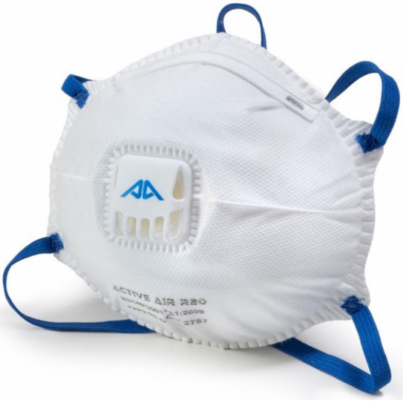 Active Gear Respirātors ar vārstu, Active air R20 FFP2 NR D; ACTIVE GEAR