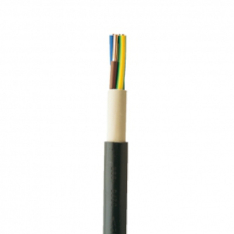 Cits Kabelis Faber NYY-J 4x6mm², melns, 0.6/1kV saiva - m