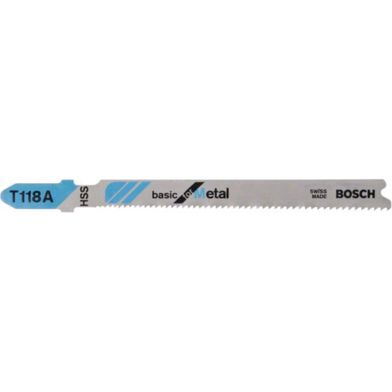 Bosch Figūrzāģa asmeni Bosch T 118 A Basic for Metal 3 gab. - iep.