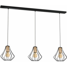 Eko Light Gaismeklis griestiem Eko Light WILL BLACK E27, 3x60W - gab