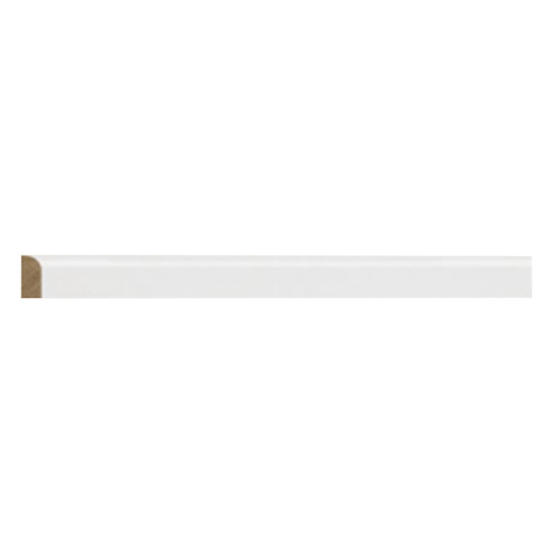 Cits MDF līste 8x19 mm, 2.44 m, balta - gab