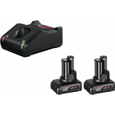 Bosch Uzlādes ierīce ar akumulatoriem Bosch Professional 2 x GBA 12V 6.0Ah + GAL 12V-40 - gab.