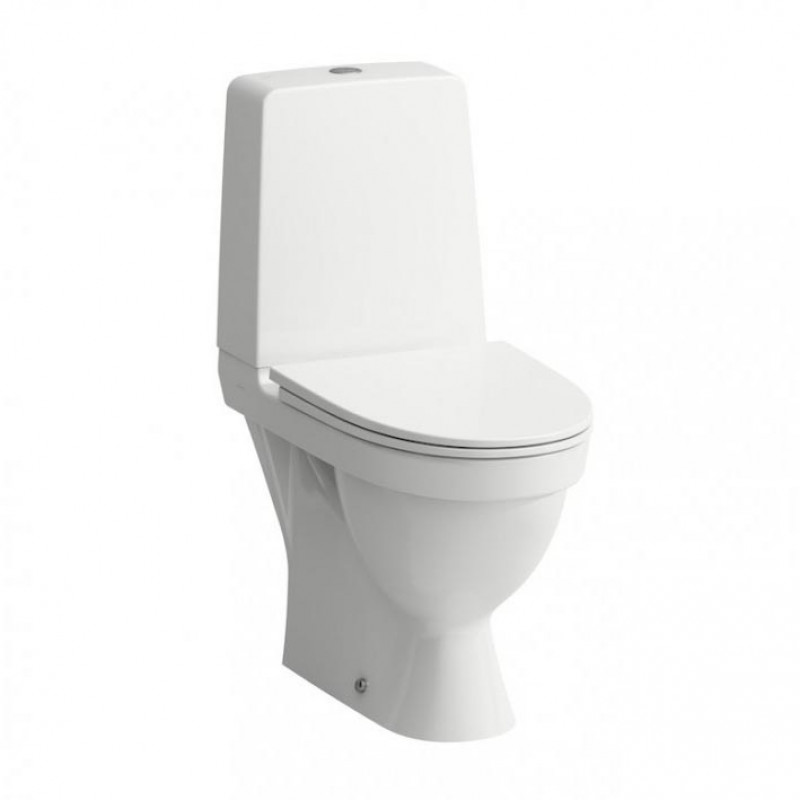 Laufen Pods Laufen Kompas Rimless ar QR/SC vāku, 360x560 mm, universāls izvads, balts - gab