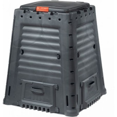 Keter Komposta kaste Keter Mega Composter Without Base 29184214900, 650L, melna - gab