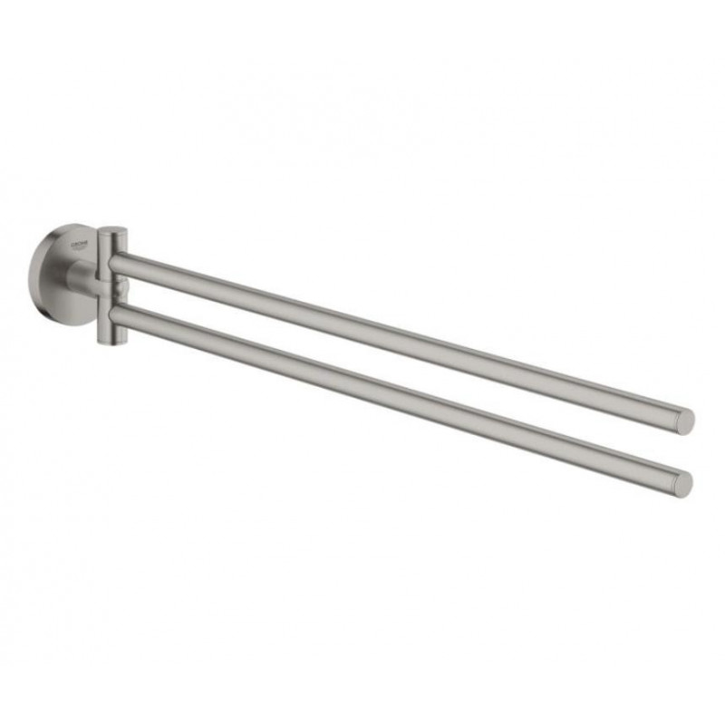 Grohe divzaru dvieļu stienis Essentials New, supersteel