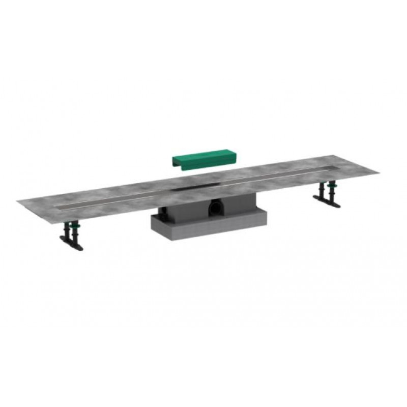 Hansgrohe dušas traps uBox Universal Complete, 1000 mm, DN40, horizontāls