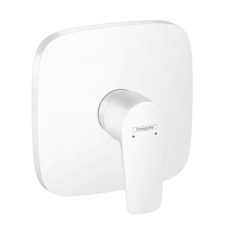 Hansgrohe iebūvējamā dušas maisītāja Talis E virsapmetuma daļa, matēts balts