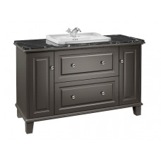 Roca izlietnes skapītis Carmen, 1300x495 mm, h=831 mm, 2A, 2D, satin dark grey