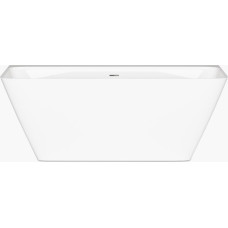 PAA vanna Quadro Wall, 1600x750 mm, balta akmens masas