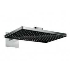 Hansgrohe dušas galva ar turētāju Rainmaker Select 460/300 2jet, no sienas, melns/hroms