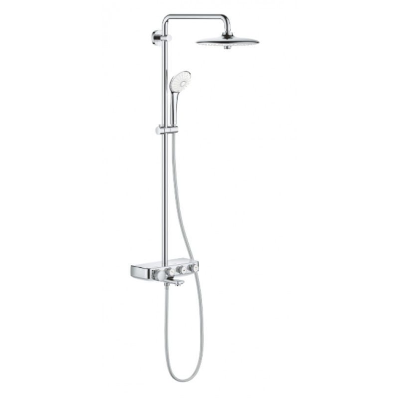 Grohe dušas sistēma ar vannas termostatu SmartControl Euphoria Mono 260, hroms