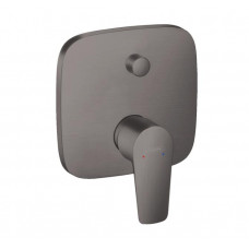 Hansgrohe iebūvējamā vannas maisītāja Talis E virsapmetuma daļa, brushed black chrome