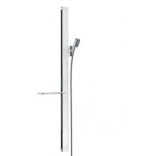 Hansgrohe dušas stienis Unica E 900 ar ziepju trauku un  vadu Isiflex 1600 mm, balts/hroms