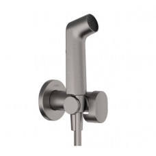 Hansgrohe iebūvējamās rokas dušas Bidette 1jet S EcoSmart+ virsapmetuma daļa, ar vadu 1250 mm un turētāju, bru
