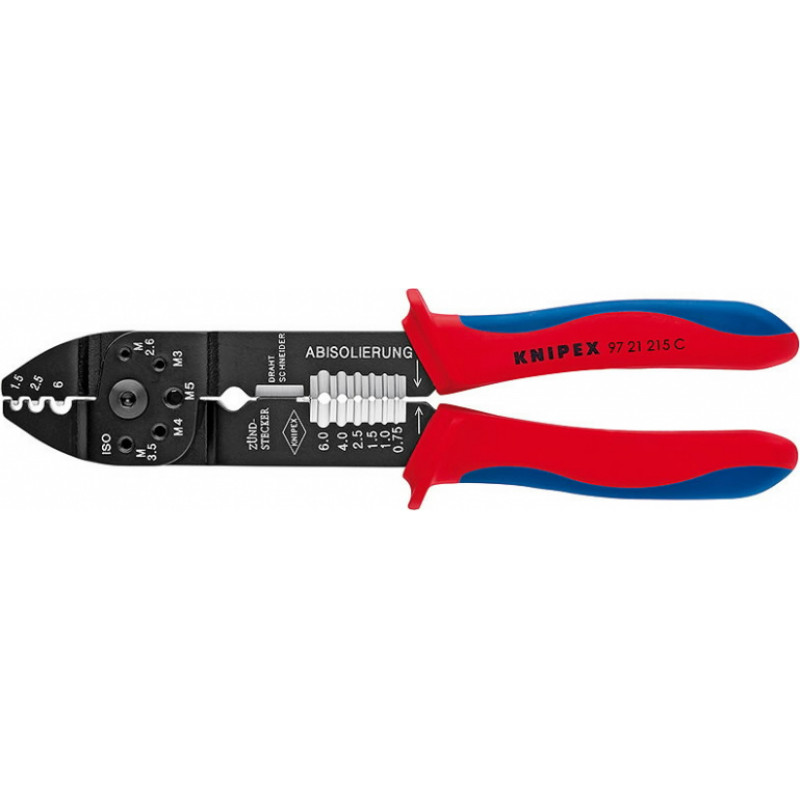 Knipex Universālās elektriķu stangas 0.5 - 6.0mm2, Knipex