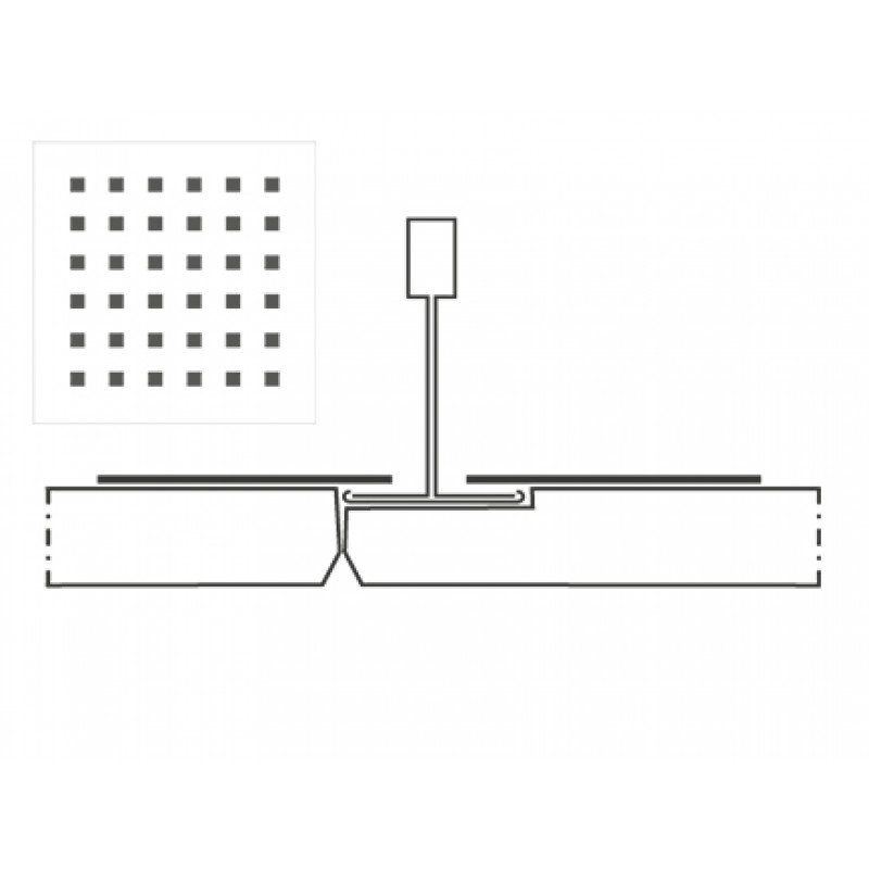 Knauf Danoline Contur piekaramie griesti 12.5x600x600 D, S24, M1