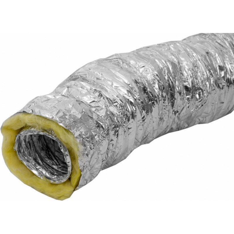 Europlast gaisa vads uz stieples pamata, termiski izolēts, Aluflex THERMO, Ø160mm-10m