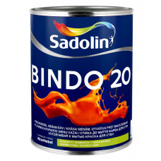 Sadolin Bindo 20 Noturīga pret mazgāšanu, pusmatēta krāsa sienām BW 1L