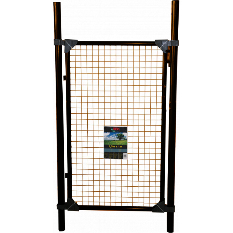 Besk Vārti 1m x1.2m+slēdzis+2 rokt.. brūni