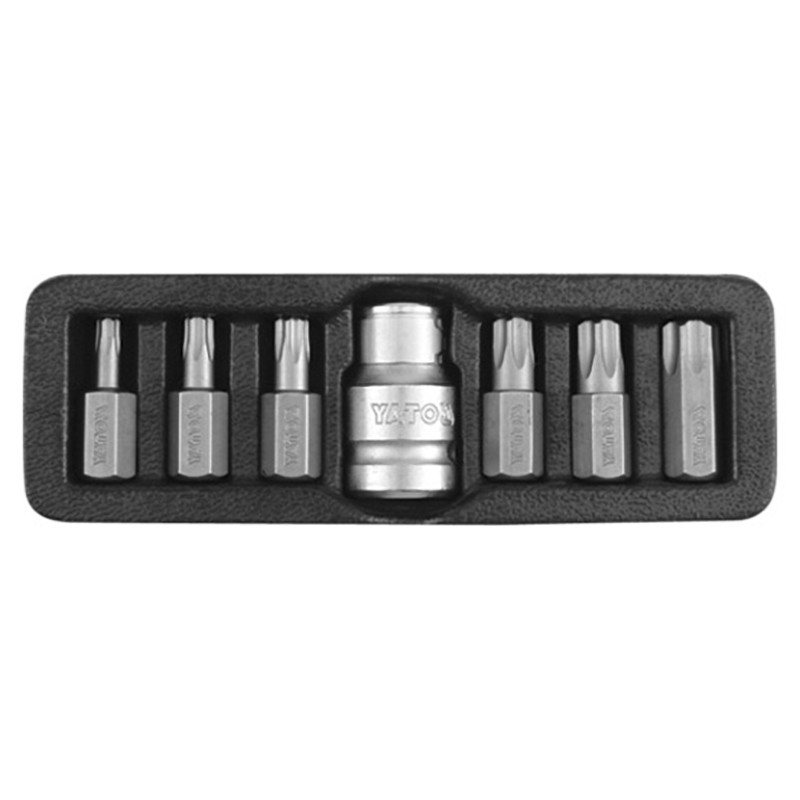 Yato Uzgaļu komplekts TORX security T25-T55 ar pāreju 1/2