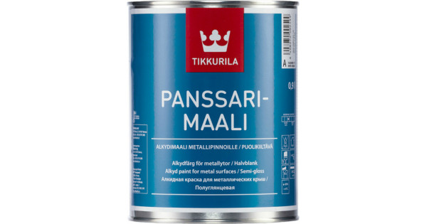 Tikkurila Jumta krāsa Tikkurila Panssarimaali, A 0.9l - gab