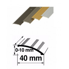 Rever Alumīnija profils Rever A9 10x40mm/2.7m zelta - gab
