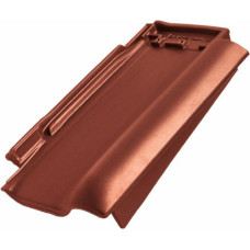 Bmi Monier Dzegas dakstiņš labais BMI Monier Rubin 13V 435x275 mm, Glazēts, Kastaņbrūns - gab.