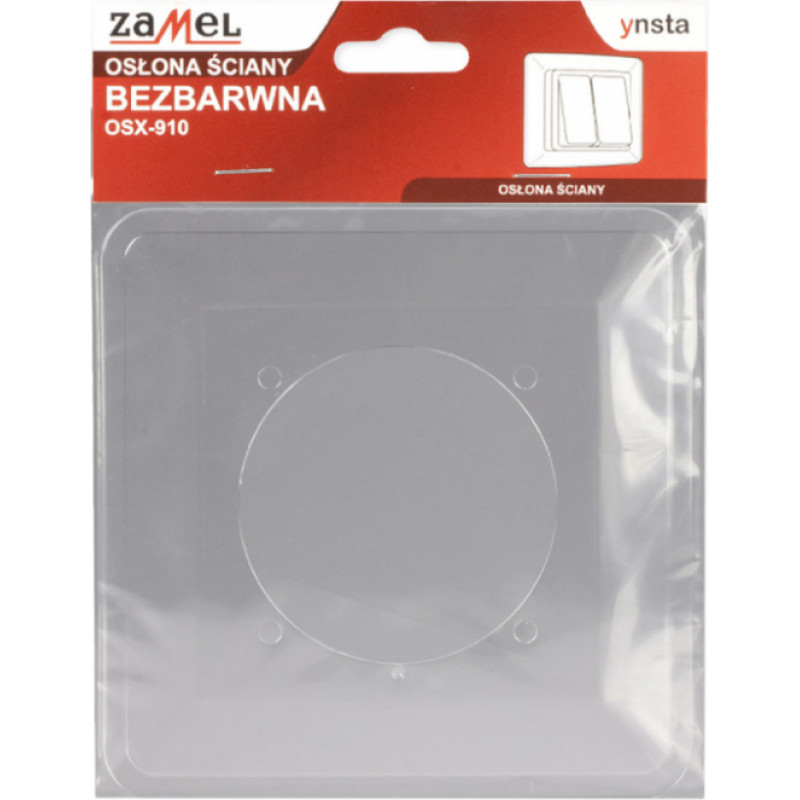 Zamel Dekoratīvais paliktnis slēdzim Zamel 130x130 mm, caurspīdīgs, OSX-910 - gab