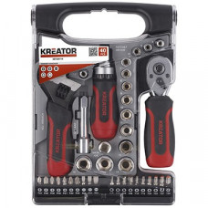 Kreator Instrumentu komplekts Kreator 1/4'' 4-12mm, 40gab - gab.