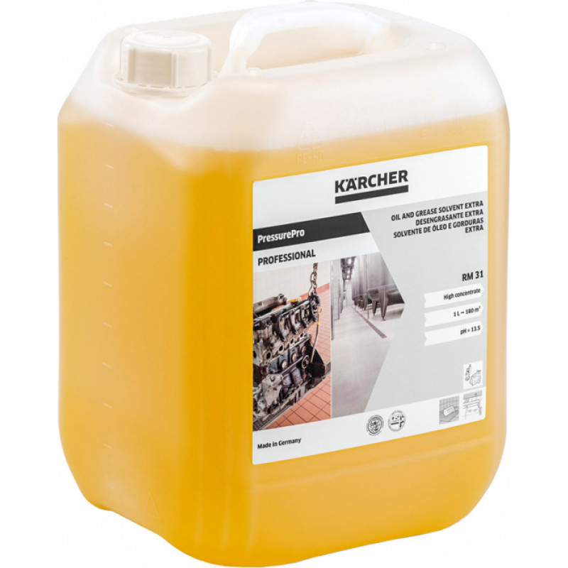 Karcher Līdzeklis eļļainu un taukainu netīrumu noņemšanai Karcher PressurePro Extra RM 31, 10L - gab.