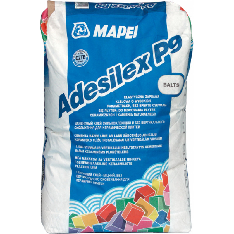 Mapei Flīžu līme Mapei Adesilex P9 25KG, Balta - gab