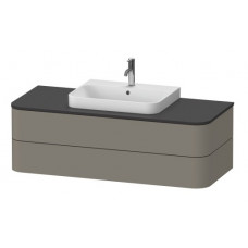 Duravit izlietnes skapītis virsmai Happy D.2 Plus, 1000x550 mm, h=408 mm, 2A, stone grey satin matt