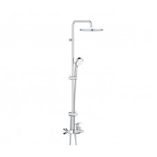 Grohe dušas sistēma ar vannas maisītāju Tempesta Cosmo 250, rokas duša Tempesta Cosmo 100 IV, hroms