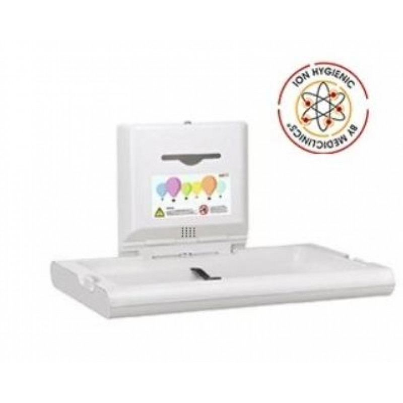 Mediclinics bērnu pārtinamais galds Babymedi, antibakteriāls, ar jonizatoru, horizontāls