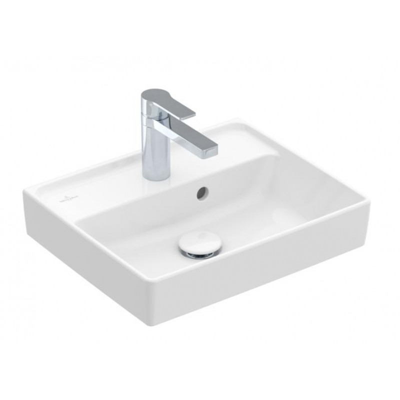 Villeroy & Boch izlietne Collaro, 450x370 mm, slīpēta apakša, balta TitanCeram
