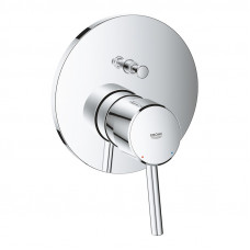 Grohe iebūvējamā vannas maisītāja Concetto virsapmetuma daļa, ar 2 ceļu pārslēdzēju, hroms