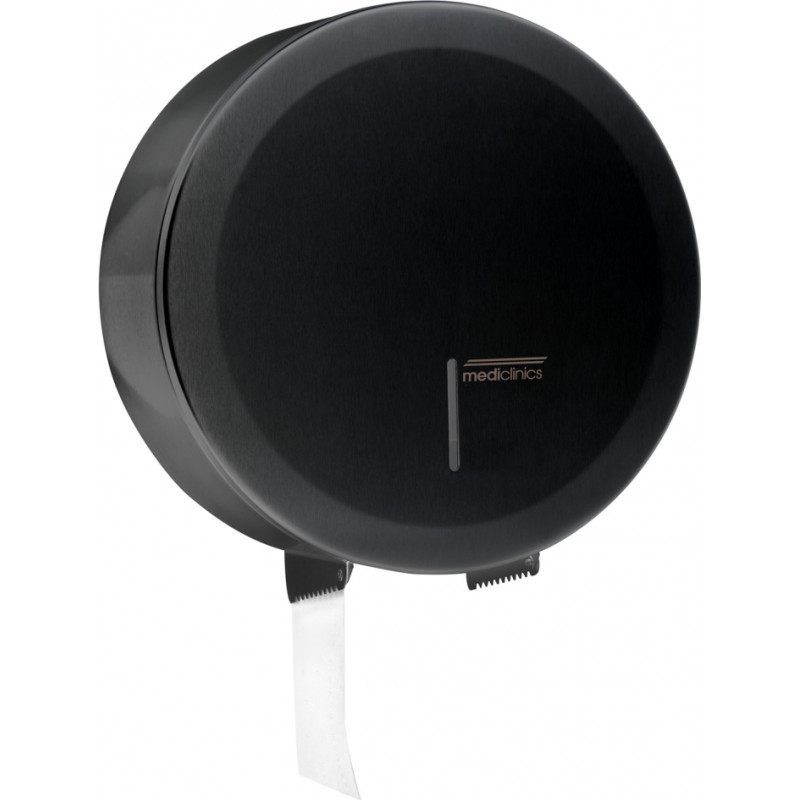 Mediclinics tualetes papīra turētājs, d=275 mm, melns tērauda