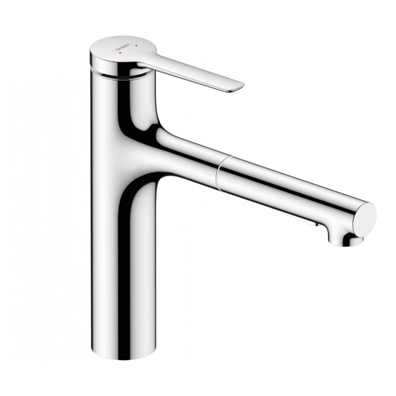 Hansgrohe virtuves izlietnes maisītājs ar izvelkamu dušu Zesis M33-160 2jet, hroms + sBox