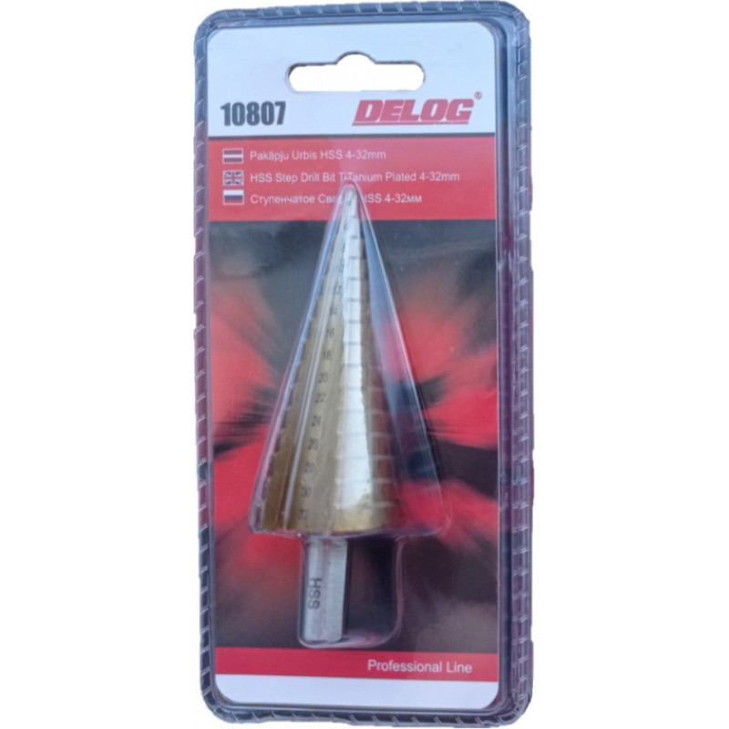 Delog Pakāpju urbis HSS 4-32mm