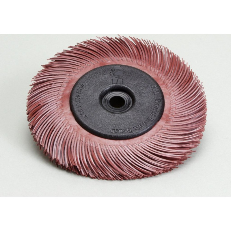 3M BB-ZB T-C Radiālā birste, sarkana 150 mm P220 - gab.