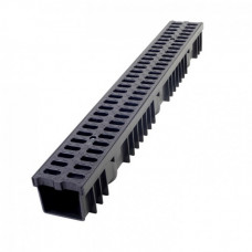 Bielbet Plastmasas kanāls Bielbet, ar plast. režģi 1000x130x105 mm A15 - gab