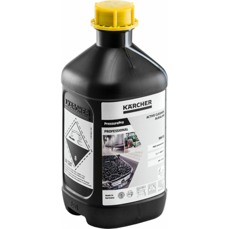 Karcher Aktīvs sārmains tīrīšanas līdzeklis Karcher PressurePro RM 81 ASF, 2.5L - gab.