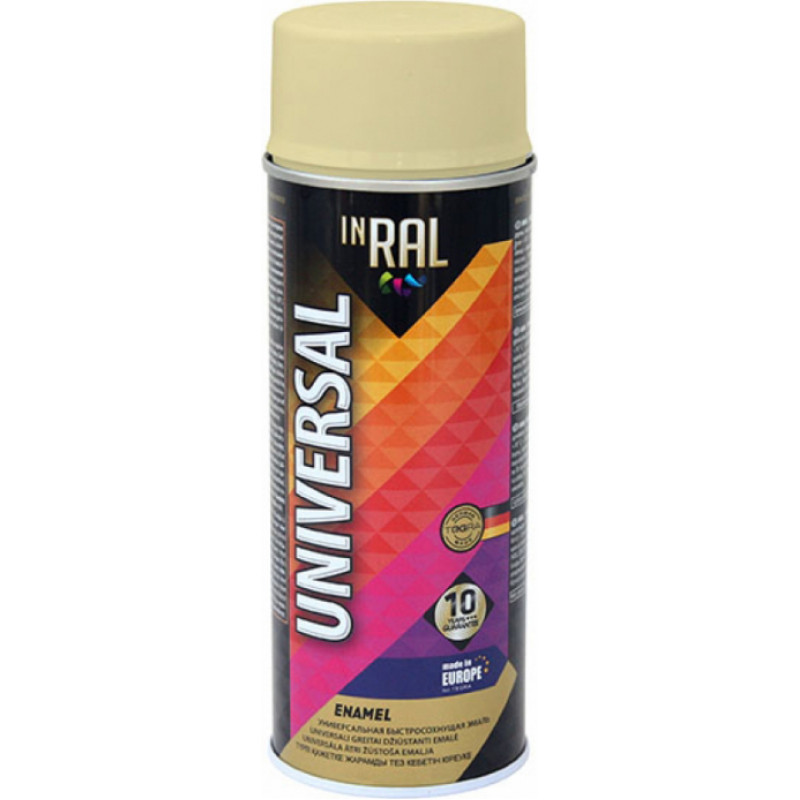 Inral Emalja aerosols Inral Universal 400ml RAL1014 ziloņkauls - gab